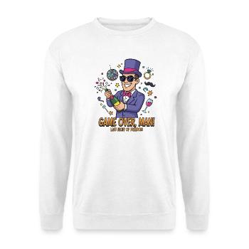 Game Over Mann: Letzte Freiheit Feier - Unisex Pullover - Weiß - Vorne