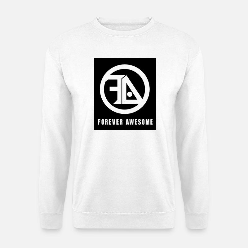 Forever awesome black and white - Unisex Sweatshirt - white