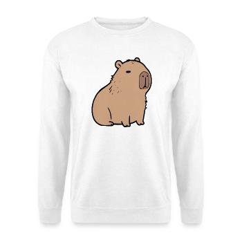 Capybara Wasserschwein  - Unisex Pullover - Weiß - Vorne