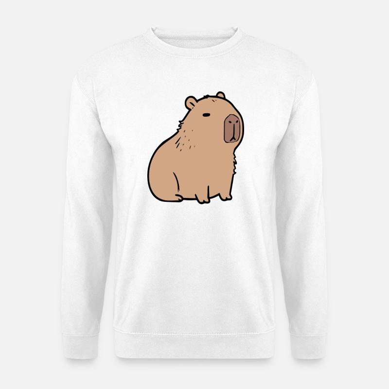 Capybara Wasserschwein  - Unisex Pullover - Weiß