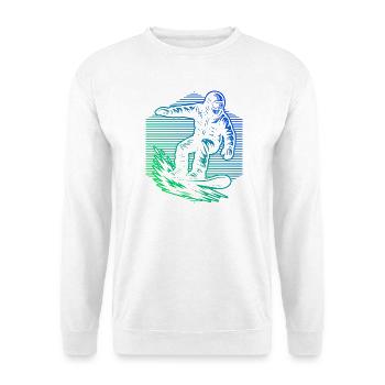 Snowboard vibes for snowboard - Unisex Sweatshirt - white - Front