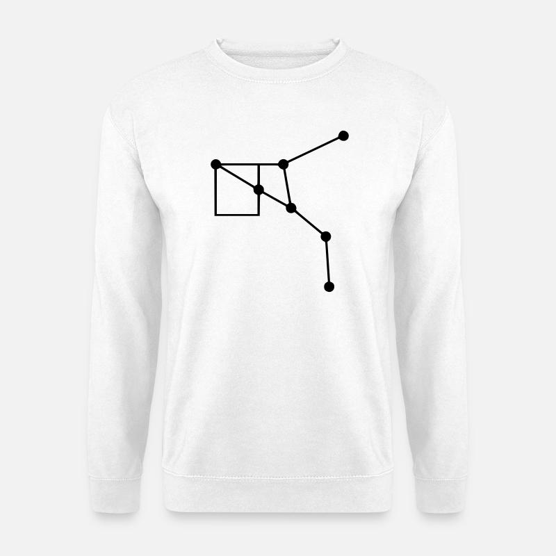 Constellation Geometry Lines - Unisex Sweatshirt - white