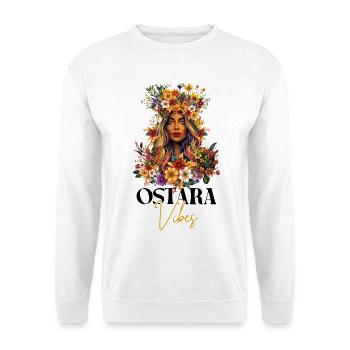 Ostara Vibes Joyeux Pas Déesse Ostara - Sweat-shirt Unisexe - blanc - Devant