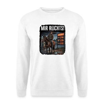 Sprit Preise Tanken Benzin - Unisex Pullover - Weiß - Vorne