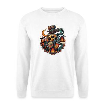 Vintage Cinema Horror Movie Design - Unisex Sweatshirt - white - Front