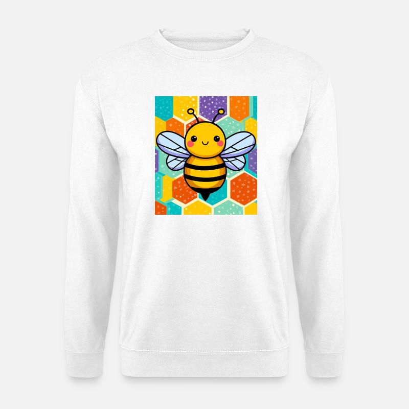 Biene - Unisex Pullover - Weiß