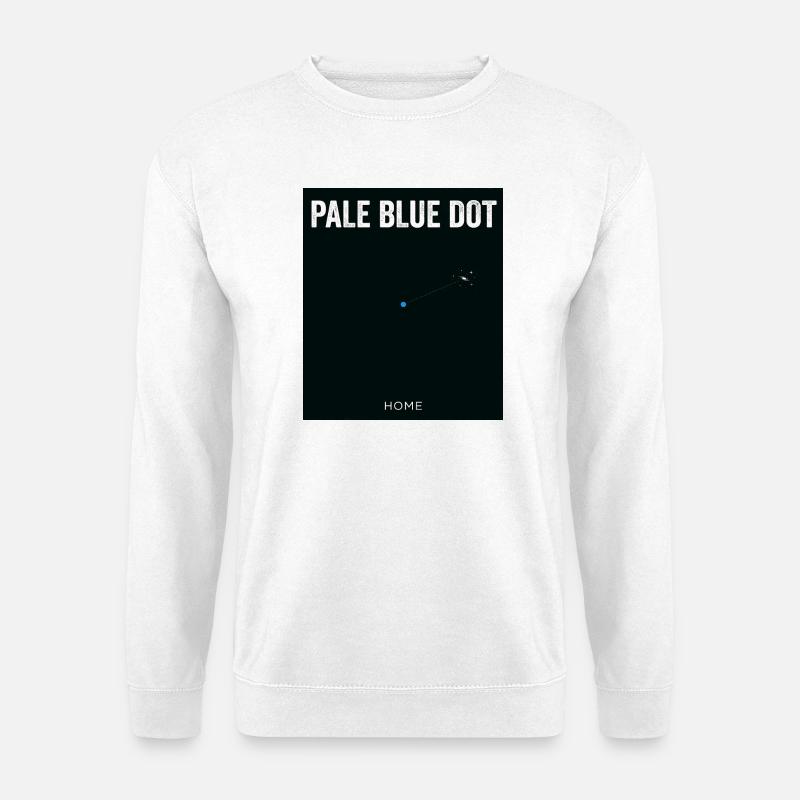 Universe Blue Dot Home - Unisex Sweatshirt - white