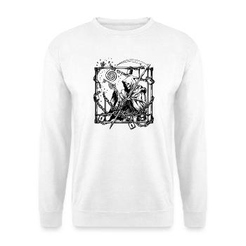 The Key Was Always Yours gotisches dunkles Kunsthemd - Unisex Pullover - Weiß - Vorne