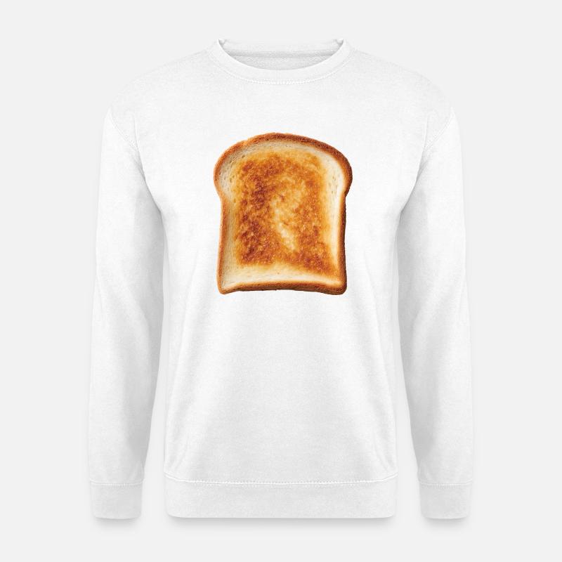 Toast bread - Unisex Sweatshirt - white