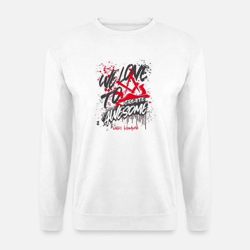 Schreiner Stolz grey-red-big - Unisex Sweatshirt - white