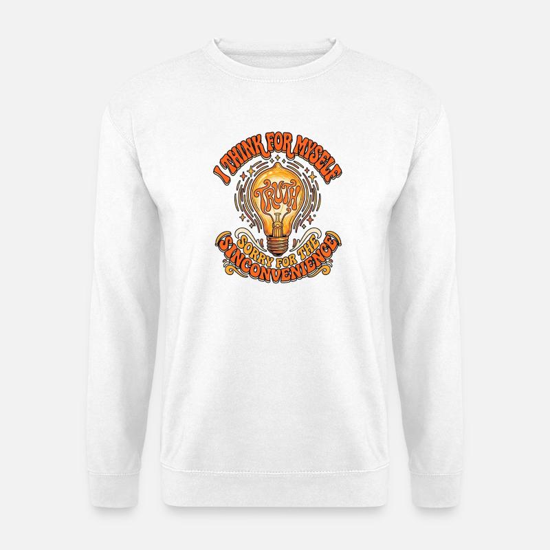 Think For Myself - Unisex Sweatshirt - white