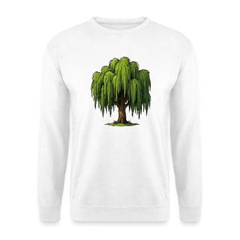 Weeping Willow Graphic - Unisex Sweatshirt - white - Front