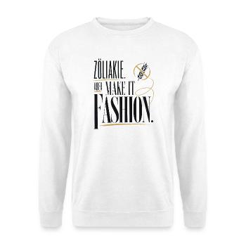 Zöliakie – Make It Fashion - Unisex Pullover - Weiß - Vorne