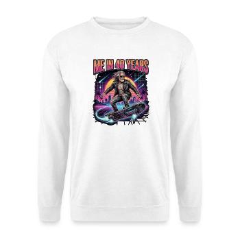 Les hommes des hommes drôles - Sweat-shirt Unisexe - blanc - Devant
