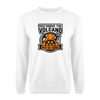 Rise Above Puy de Dôme Cycling - Unisex Sweatshirt - white - Front