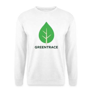 Grünspur-Grünblatt - Unisex Pullover - Weiß - Vorne