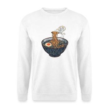 Slurping expressly allowed - Unisex Sweatshirt - white - Front