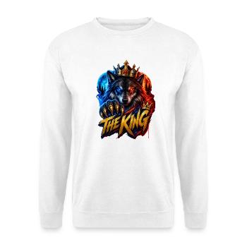 The King Wolf Crown - Unisex Sweatshirt - white - Front
