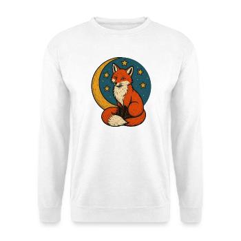 Sternenfuchs - Unisex Pullover - Weiß - Vorne - Alina (178cm) & Michal (187cm)
