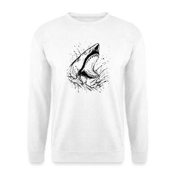 Hai - Unisex Pullover - Weiß - Vorne - Alina (178cm) & Michal (187cm)