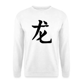 Dragon Kanji Japan - Unisex Sweatshirt - white - Front