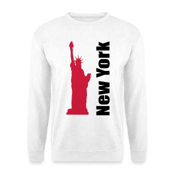 new York - Unisex Sweatshirt - white - Front