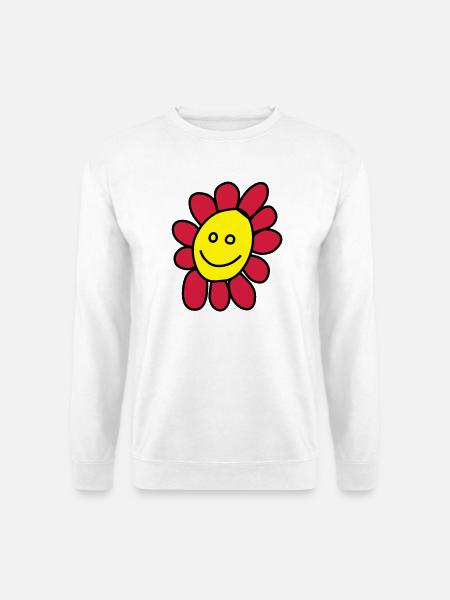 I am a flower - Unisex Sweatshirt - white