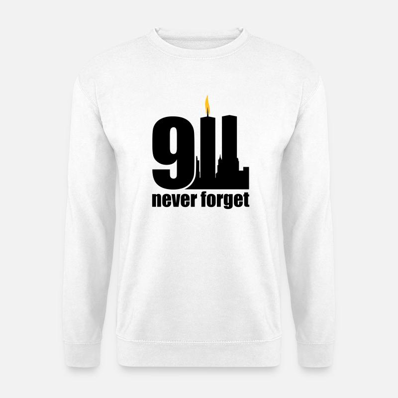 never forget 9/11 - Unisex Sweatshirt - white