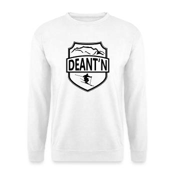 Servi sur le Hochkönig - Sweat-shirt Unisexe - blanc - Devant
