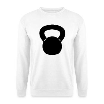 Kettlebell - Unisex Sweatshirt - white - Front