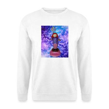 Glitzerstern Figurensommer - Unisex Pullover - Weiß - Vorne