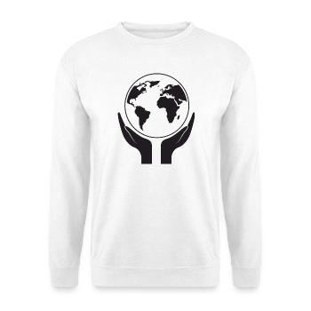 Save our planet - Unisex Sweatshirt - white - Front