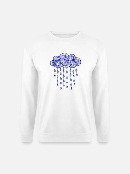 Regen, Jahreszeit, Regen, Wasserkreislauf - Unisex Pullover - Weiß