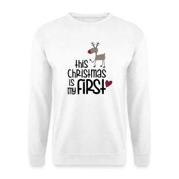 Geschenke für Kinder zu Weihnachten - Unisex Pullover - Weiß - Vorne