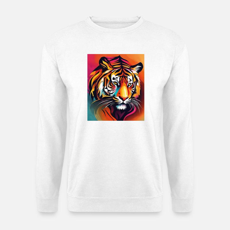 Tiger - Unisex Pullover - Weiß