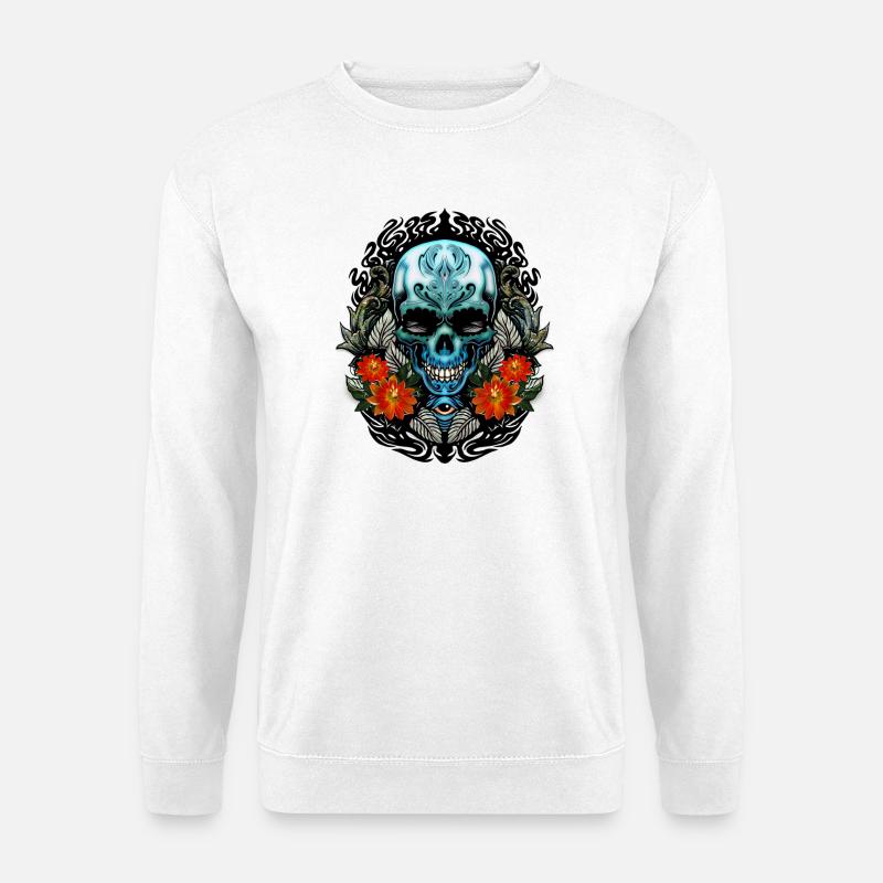 Toller Schädel - Unisex Pullover - Weiß