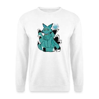 Hoshi no tama de Kitsune - Sweat-shirt Unisexe - blanc - Devant