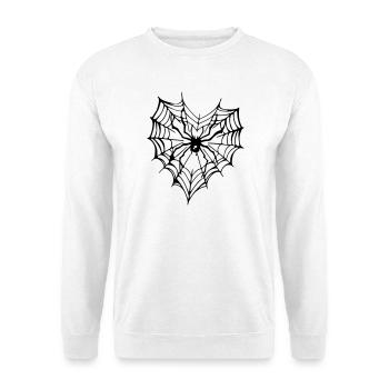 Spinnen Tattoo - Spider Tattoo - Unisex Pullover - Weiß - Vorne