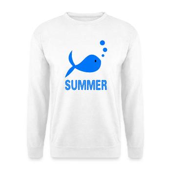 MAÎTRESSE. MAITRE. MERCI. MERCI MAÎTRESSE - Sweat-shirt Unisexe - blanc - Devant