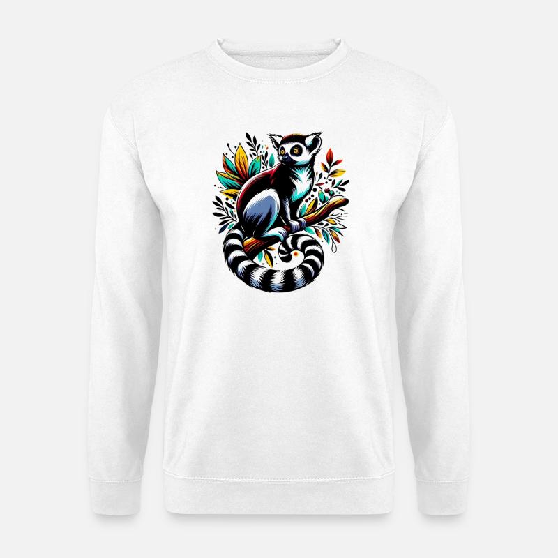 Lemur - Unisex Sweatshirt - white