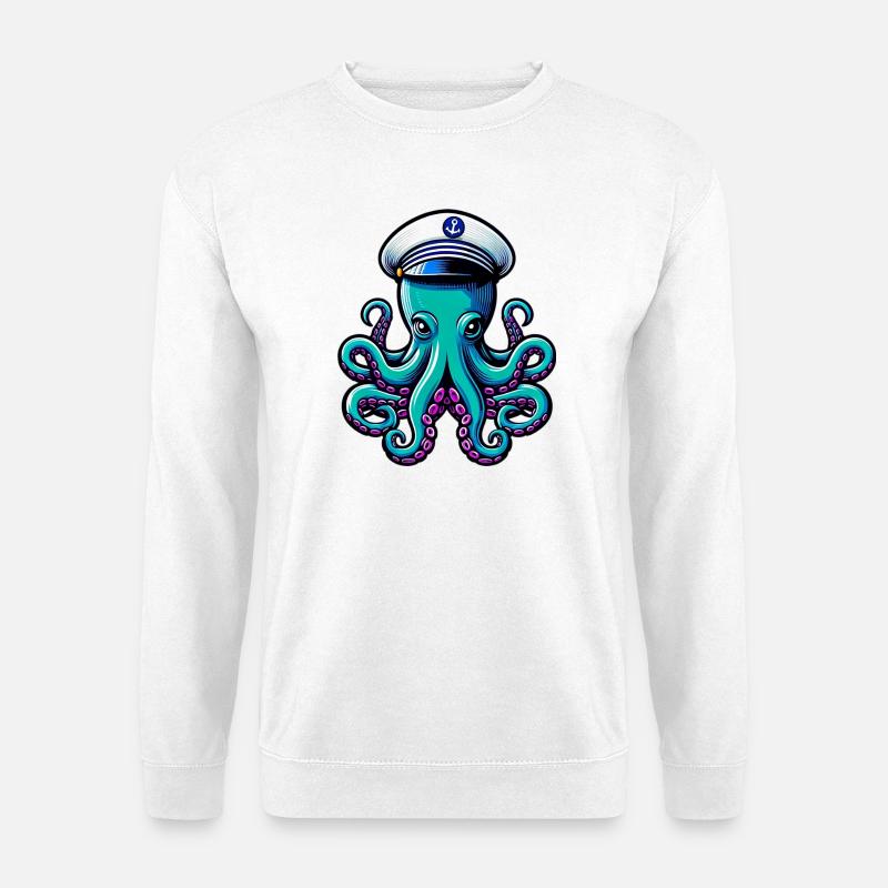 Octopus - Unisex Sweatshirt - white