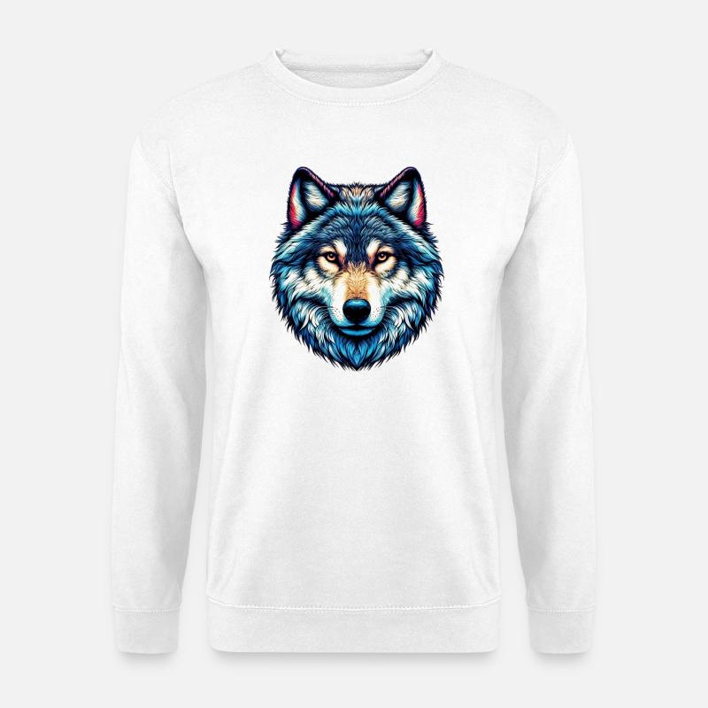 Wolf - Unisex Sweatshirt - white