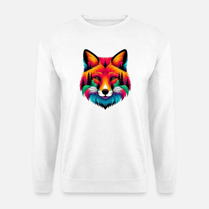 Fuchs - Unisex Pullover - Weiß