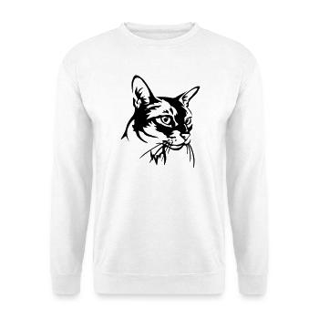 Abyssinian Cat - Unisex Sweatshirt - white - Front