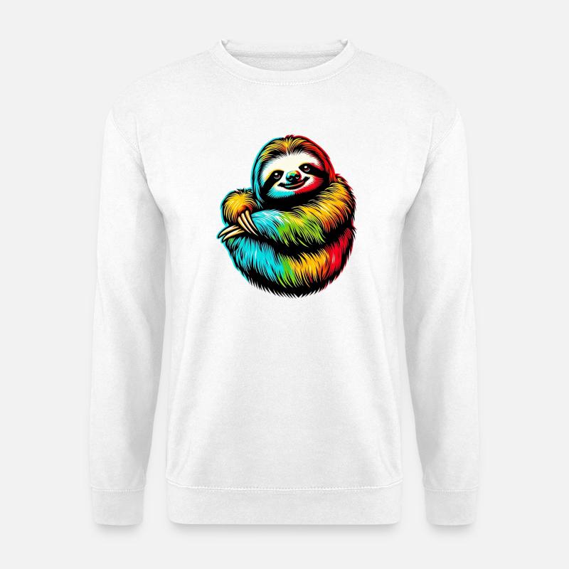 Sloth - Unisex Sweatshirt - white