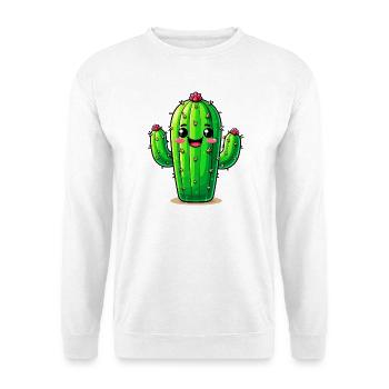 Cactus - Sweat-shirt Unisexe - blanc - Devant
