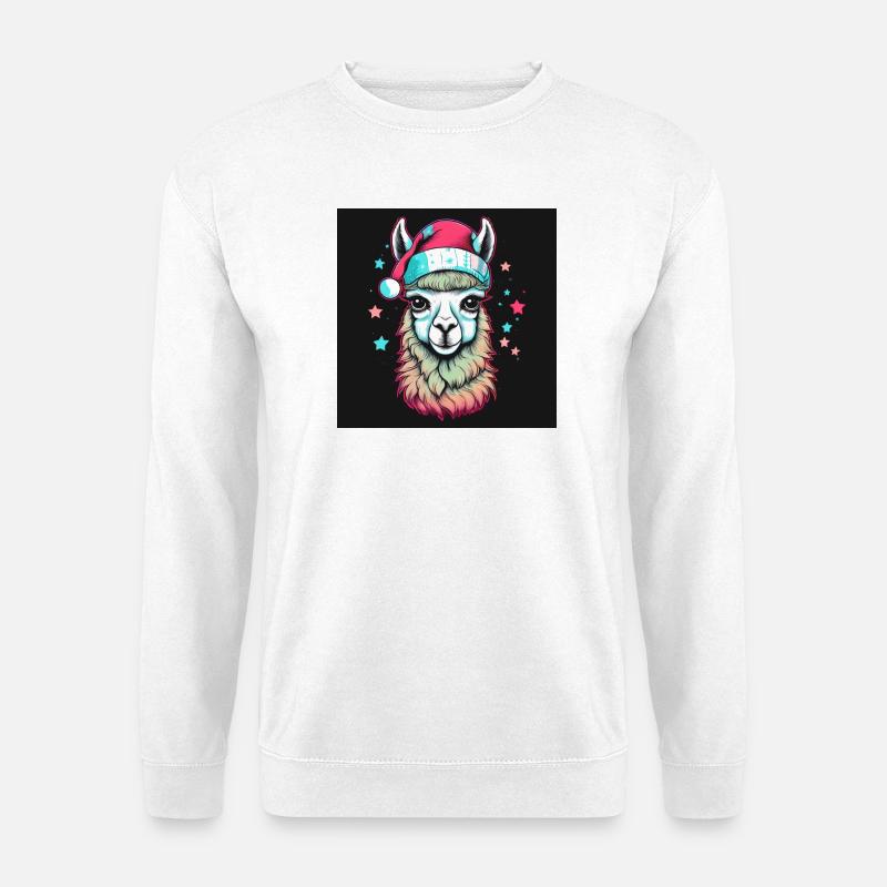 X-Mas Alpaka - Unisex Pullover - Weiß