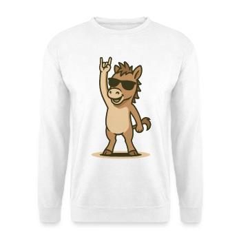 Rock'n'Ride Foal - Unisex Sweatshirt - white - Front
