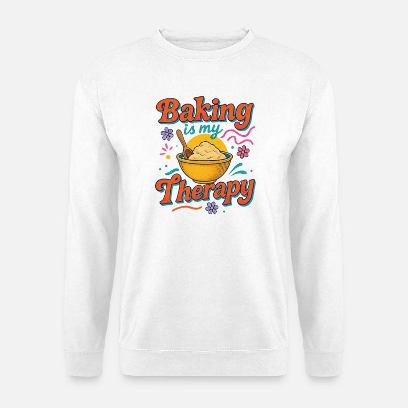 Backtherapie Inspirierendes Design - Unisex Pullover - Weiß