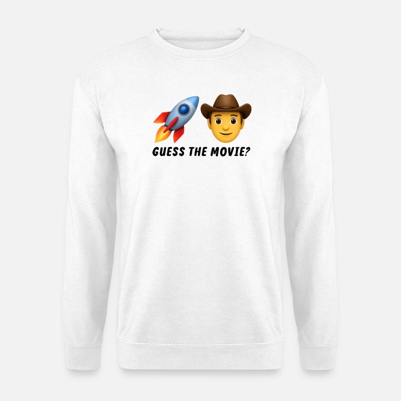 Roboter Hund Superhelden Motiv - Unisex Pullover - Weiß